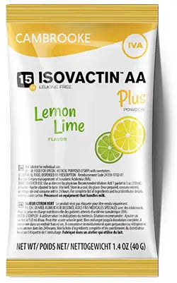 Cambrooke Foods Isovactin AA Plus Powder 15 Lemon Lime Medical Food