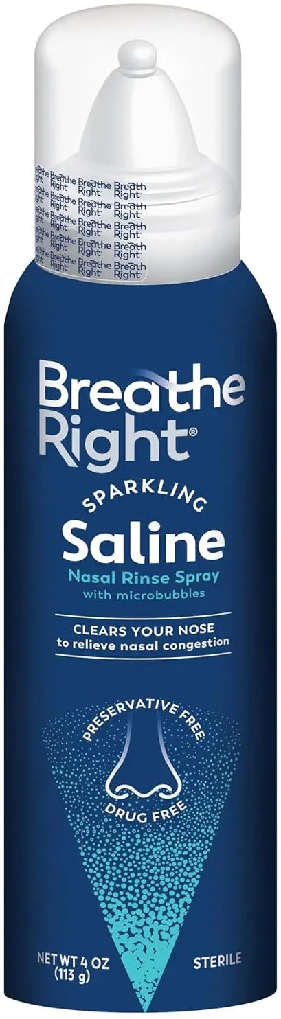 Breathe Right Saline Spray, 4 oz