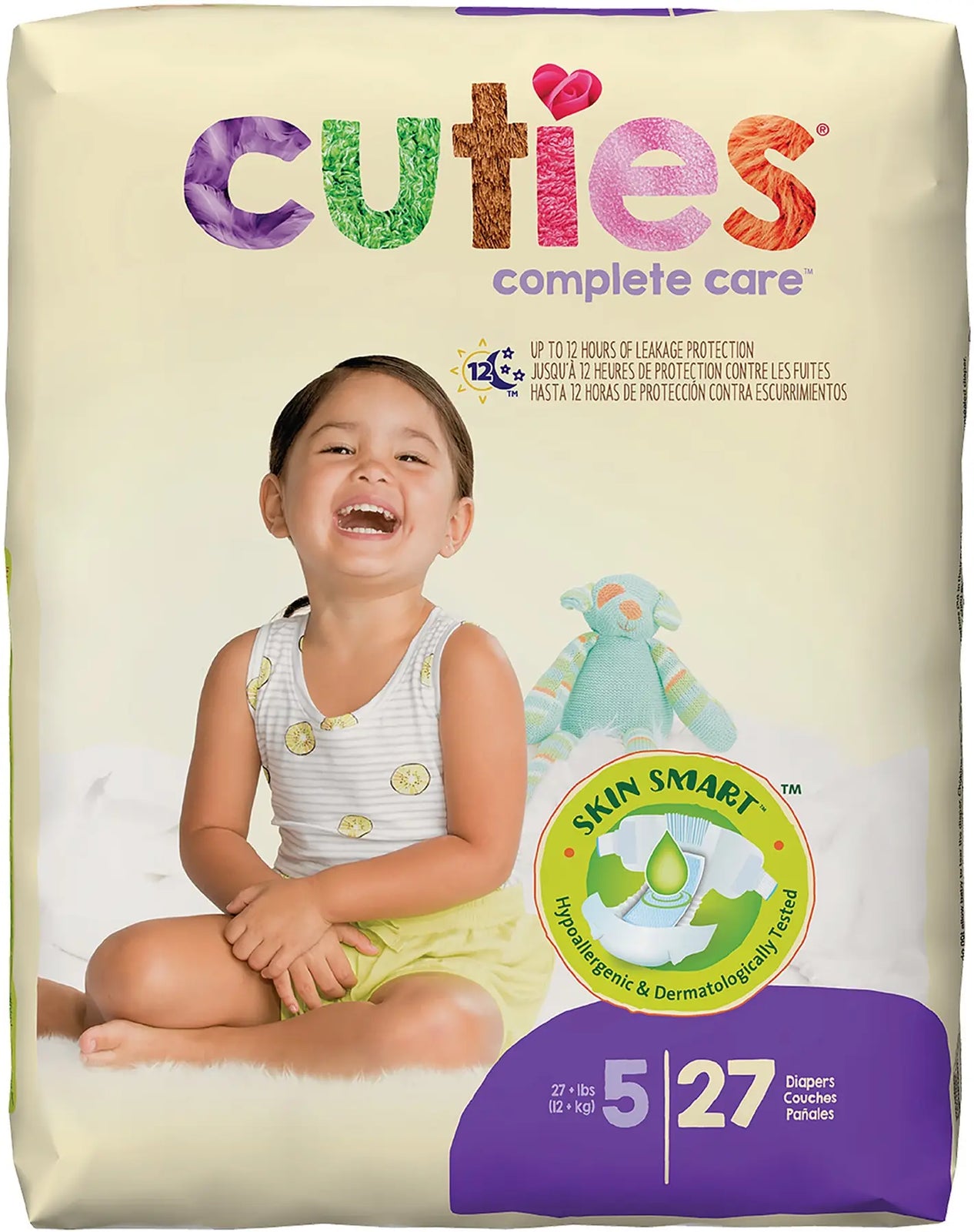 First Quality Cuties Complete Care Baby Diapers — Newborn to Size 7