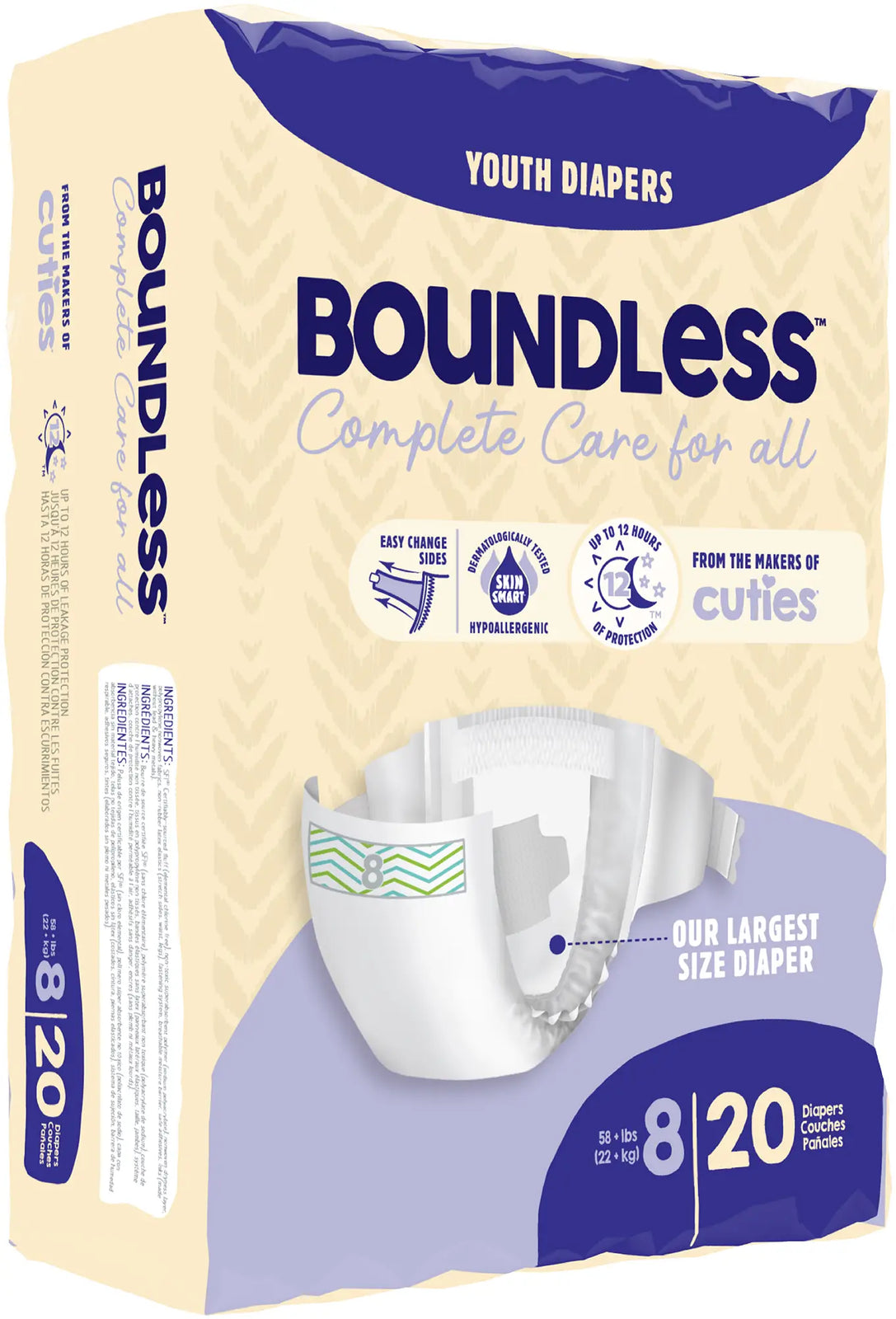 First Quality Boundless Youth Diaper for Incontinence Management
