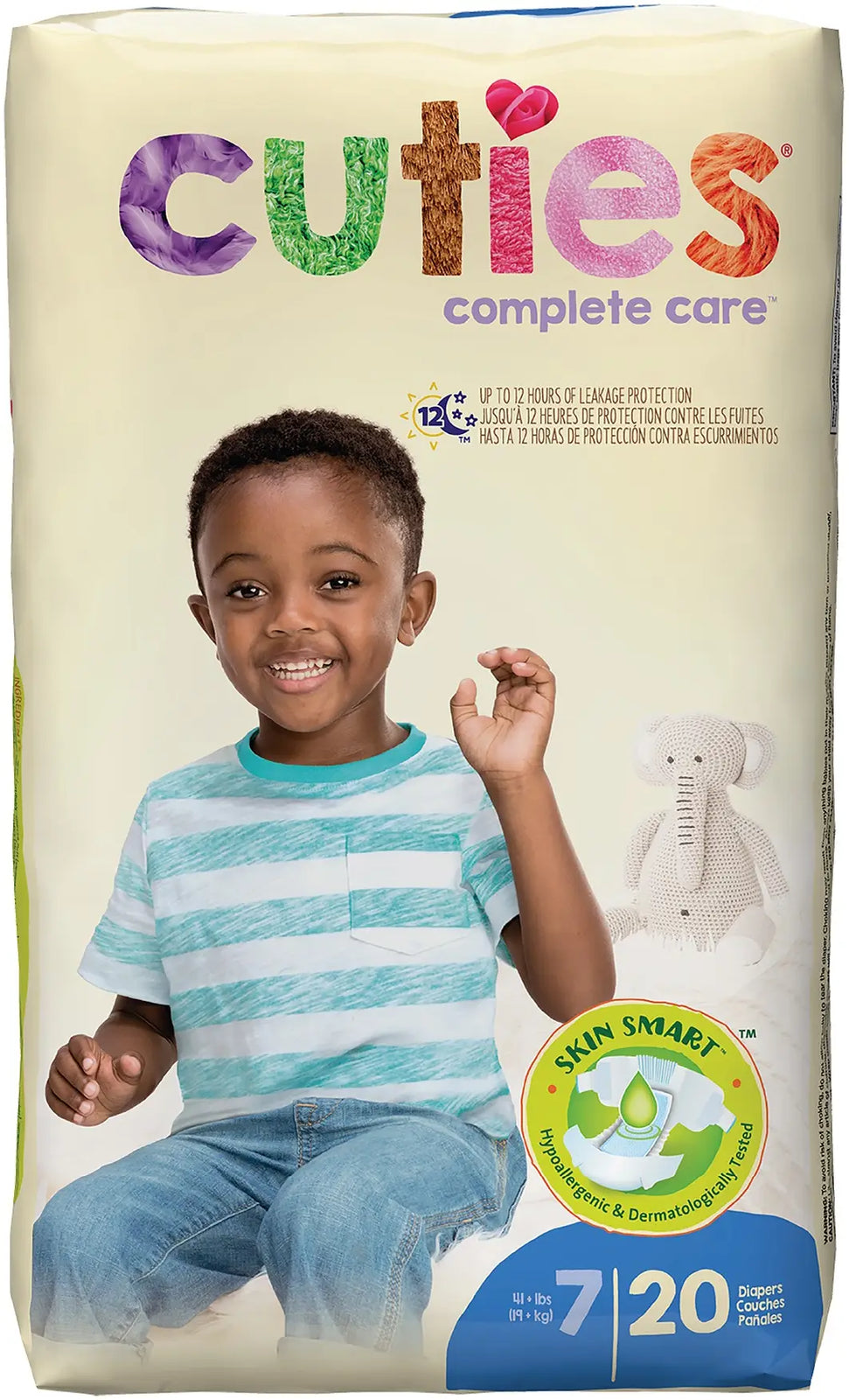 First Quality Cuties Complete Care Baby Diapers — Newborn to Size 7