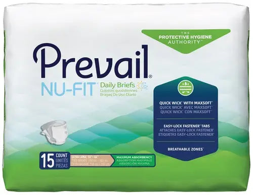 First Quality Nu-Fit Adult Briefs - Maximum Protection Incontinence Briefs