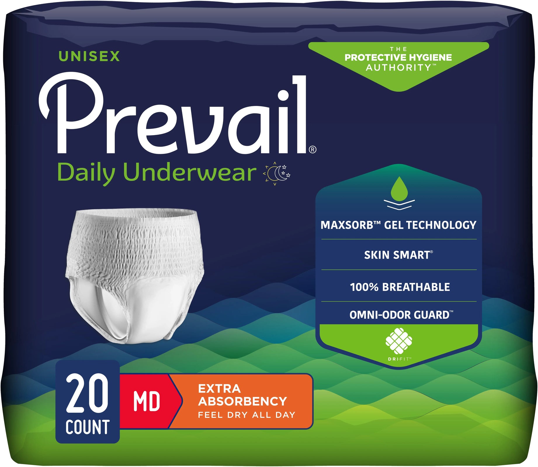 Prevail Extra Absorbency Protective Underwear