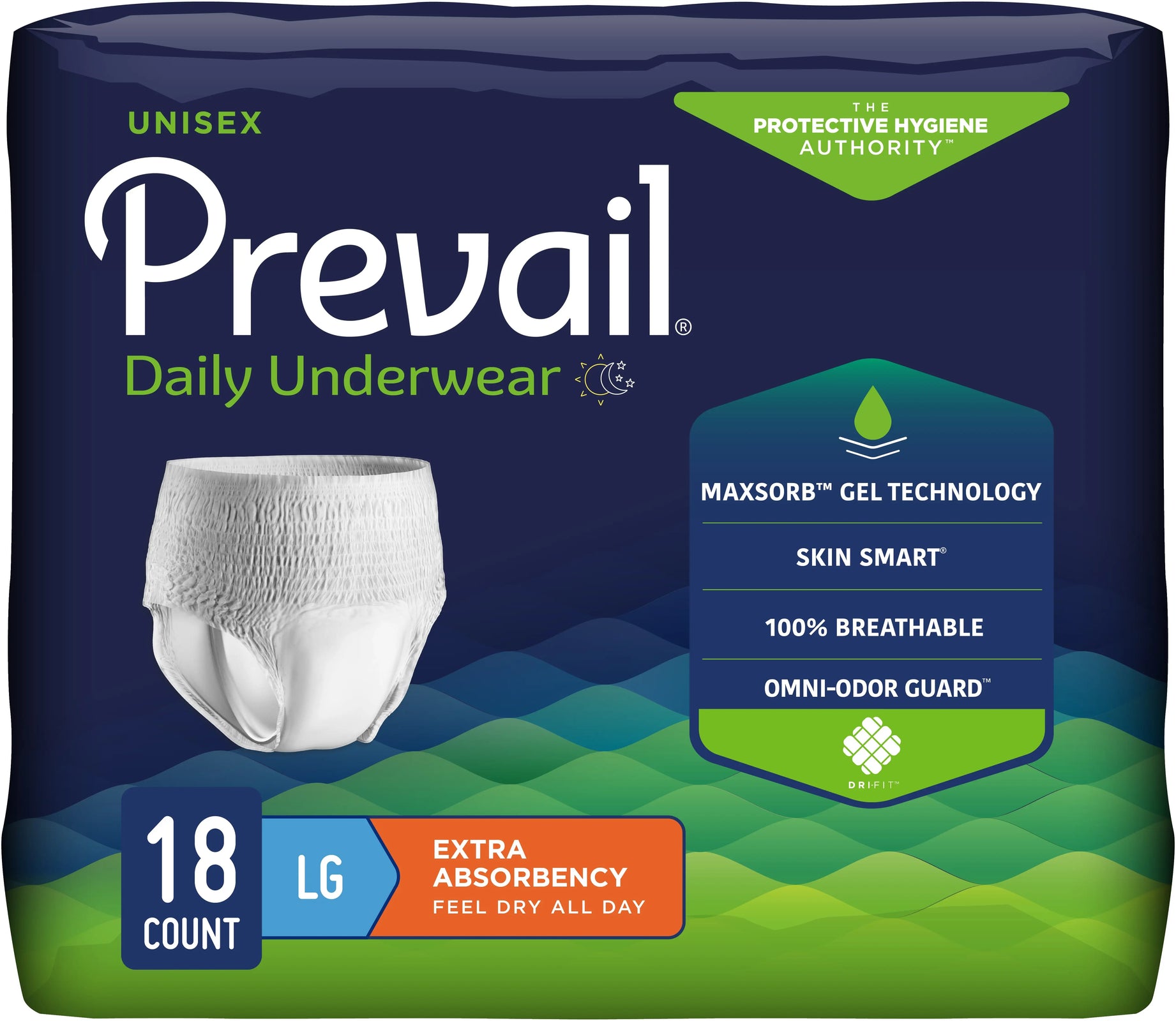 Prevail Extra Absorbency Protective Underwear