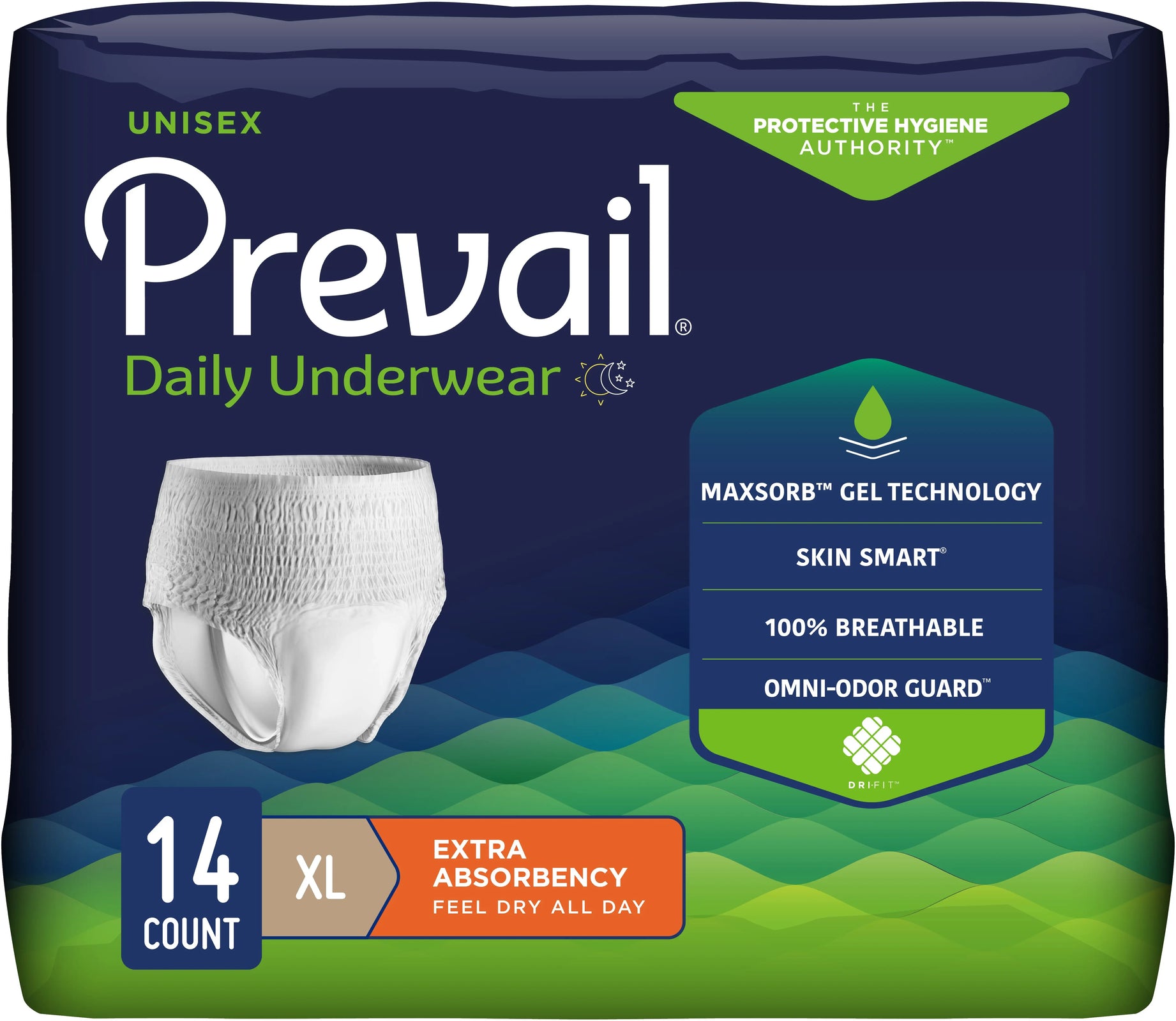 Prevail Extra Absorbency Protective Underwear