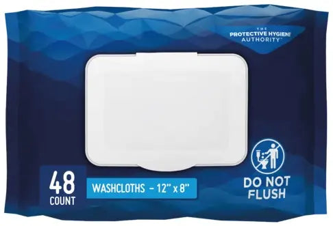 First Quality Prevail Disposable Adult Washcloth, 12" x 8"