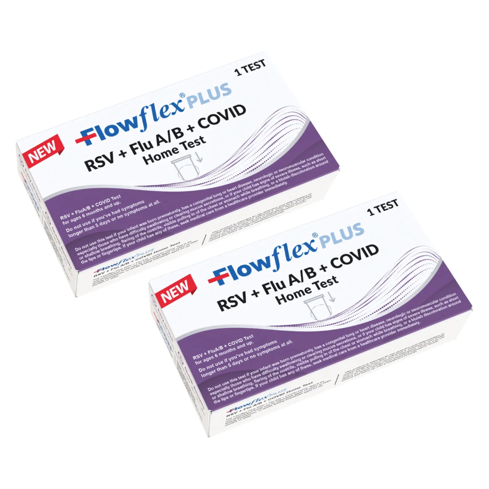 Flowflex® Plus RSV + Flu A/B + COVID Home Test