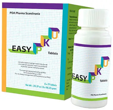 PKU Easy Tablets - Phenylalanine-Free Medical Food, 77 Count