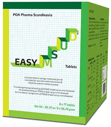 Nexus Patient Services MSUD Easy Tablets - Medical Food for Maple Syrup Urine Disease