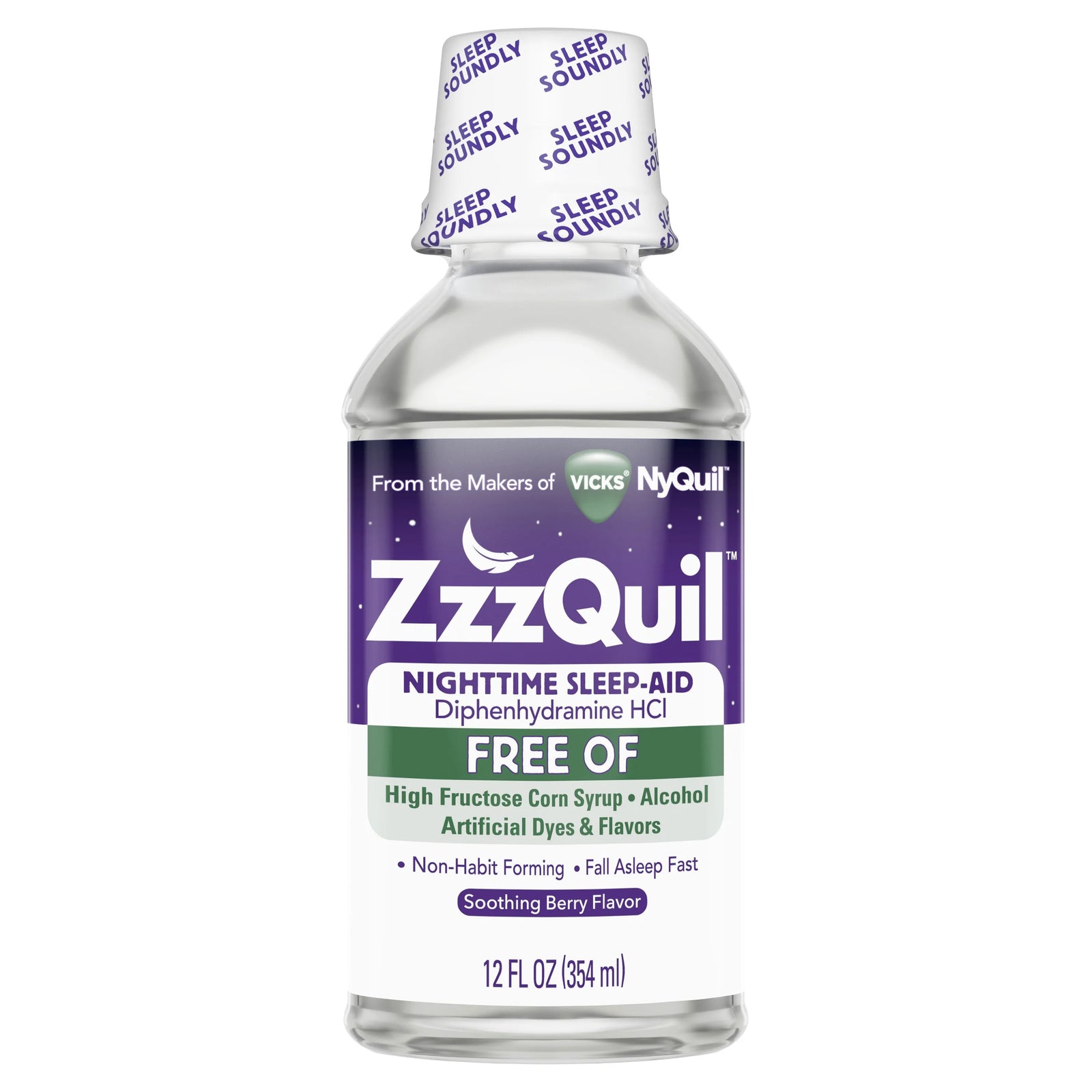 Vicks ZzzQuil Warming Berry Syrup, 12 oz