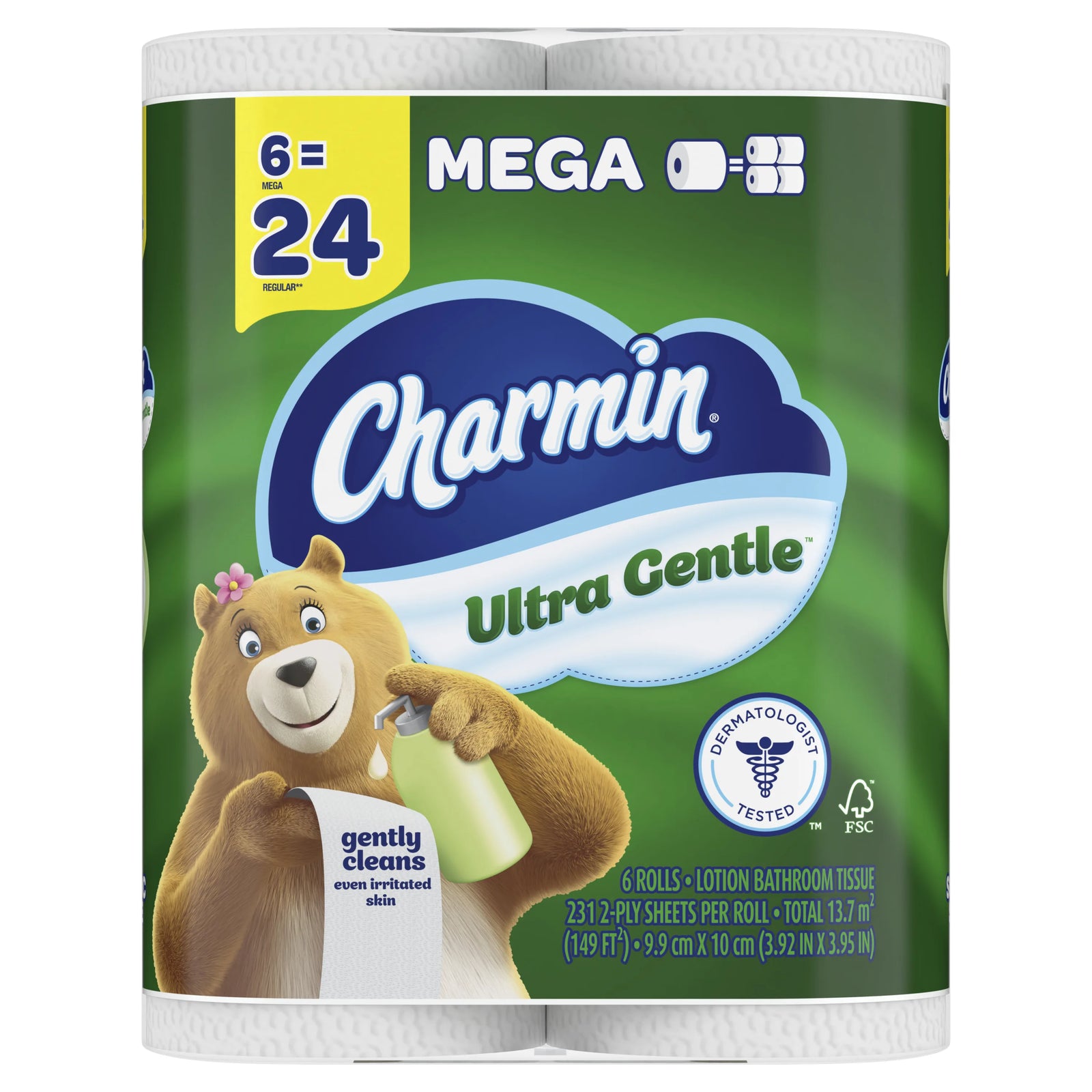 Charmin Ultra Gentle Toilet Paper, 6 Rolls