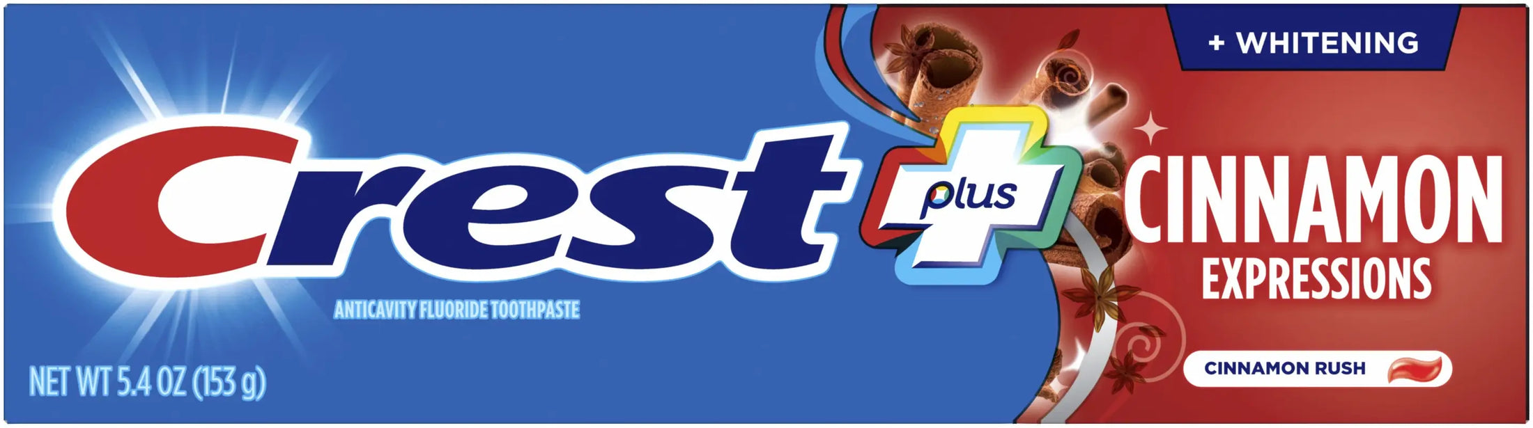 Crest Whitening Plus Cinnamon Expressions Toothpaste 5.4 oz