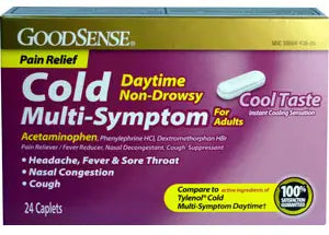 Perrigo Day and Night Time Multi-Symptom Cold Caplets for Adults