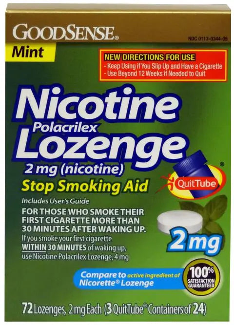 Nicotine Polacrilex Lozenge - Smoking Cessation Aid