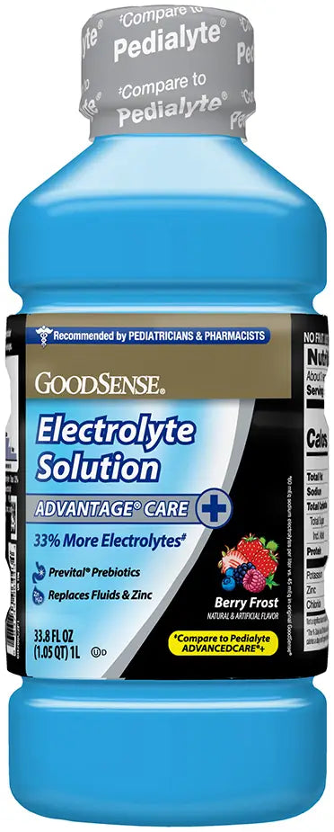 GoodSense Oral Electrolyte Advantage Care Plus Berry Frost Flavor 33.8 FL Oz