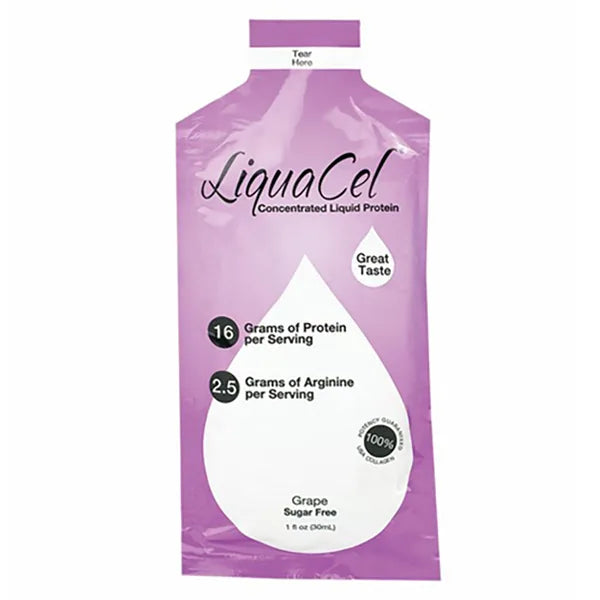 LiquaCel Liquid Protein Supplement, Grape Flavored, 1 oz Packet