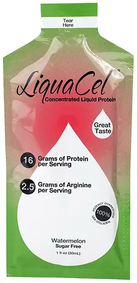 LiquaCel Liquid Protein Supplement, Watermelon Flavored, 1 oz Packet