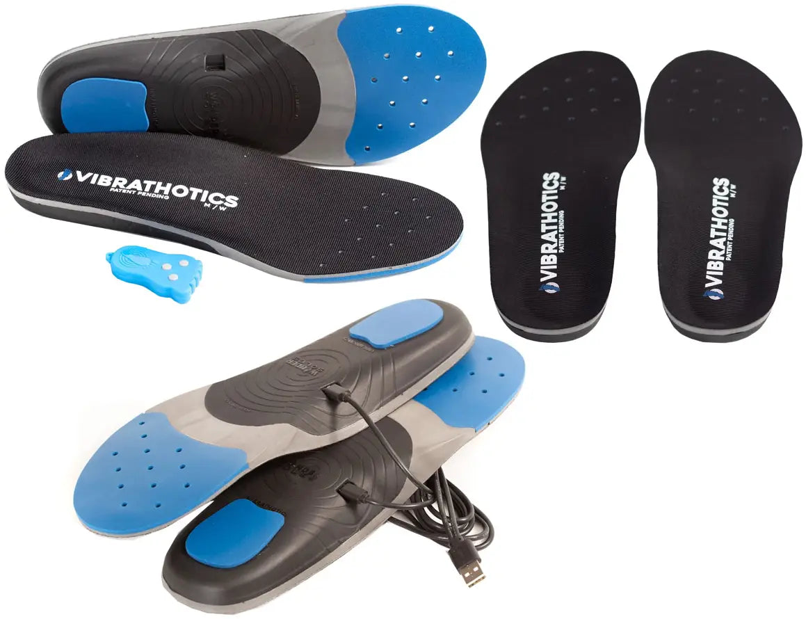 Vibrathotics Vibrating Shoe Insoles - Arch Support Massage Inserts