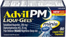Advil PM Liqui-Gels Minis Pain Reliever and Nighttime Sleep Aid