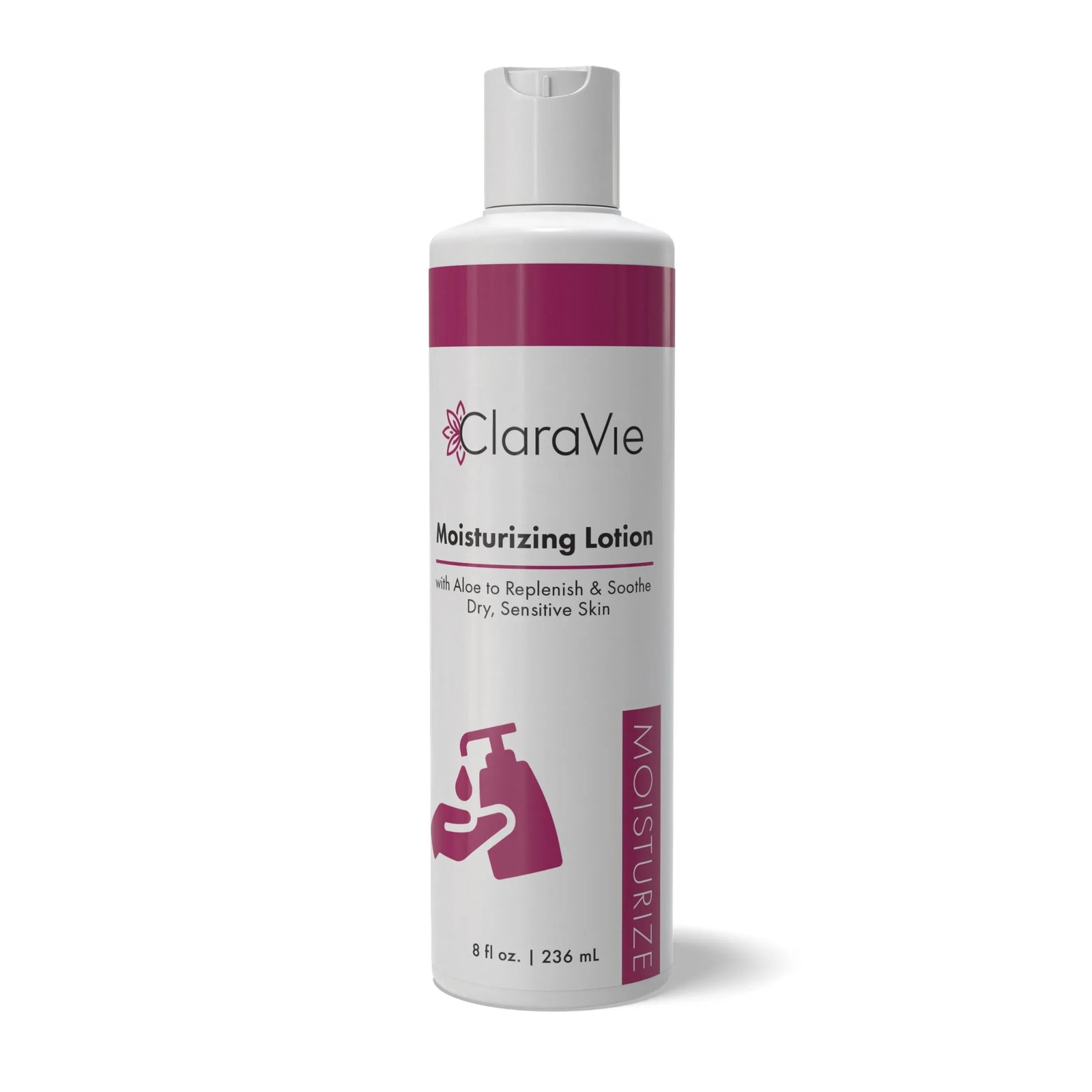GENTELL ClaraVie Moisturizing Lotion, 8 oz (237 mL) Bottle