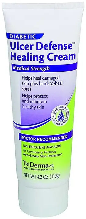 TriDerma Diabetic Ulcer Defense Healing Cream, 4.2 oz