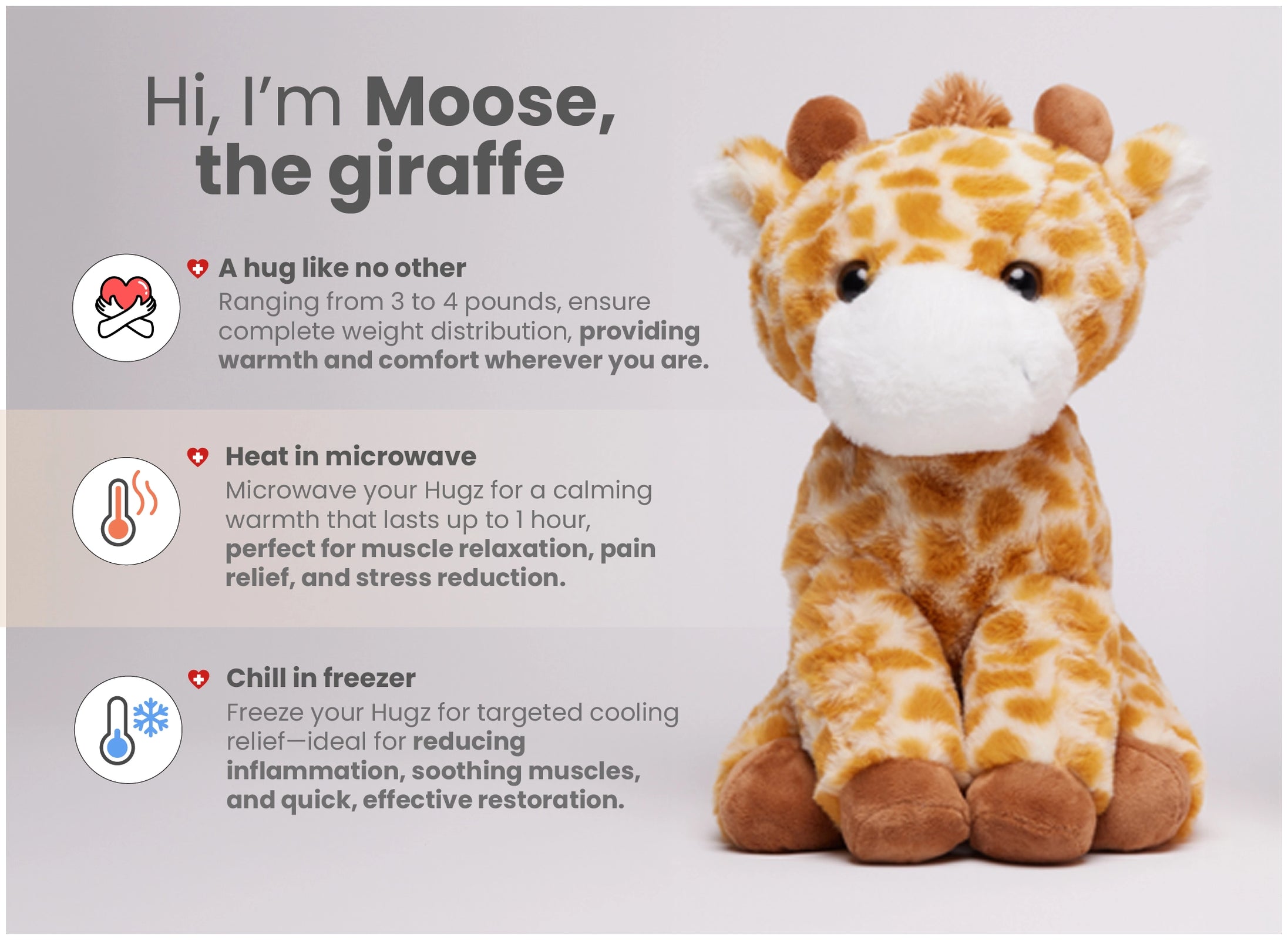 Hot And Cold Therapy Weighted Toy For Anxiety Relief by HUGZ