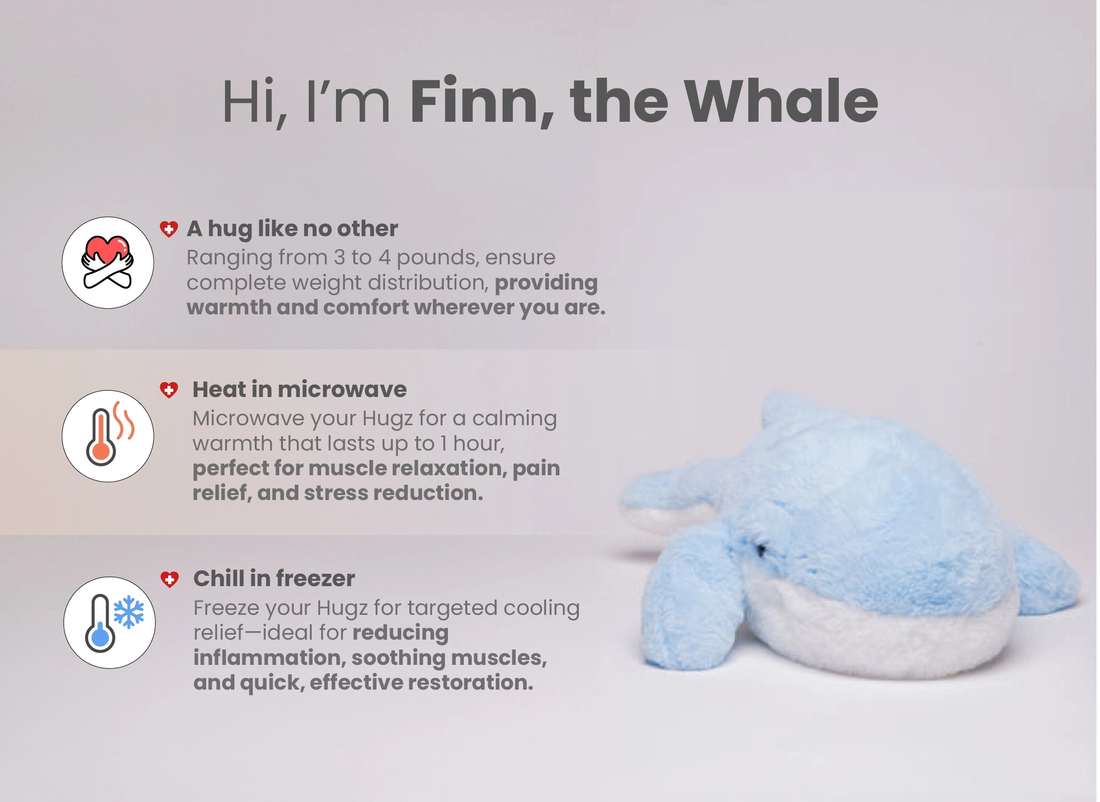 Hot And Cold Therapy Weighted Toy For Anxiety Relief by HUGZ