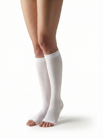 Cardinal Health Knee Length Anti-Embolism Stockings with toe opening