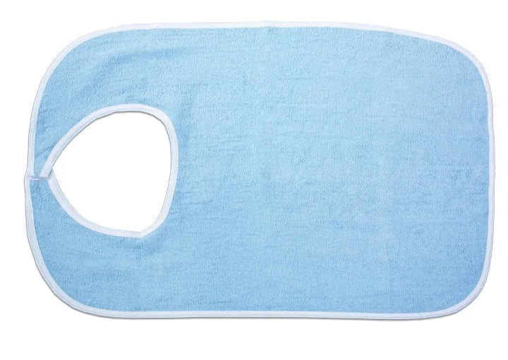 Essential Medical Supply Standard Bib, Blue, 18 x 30 Inch