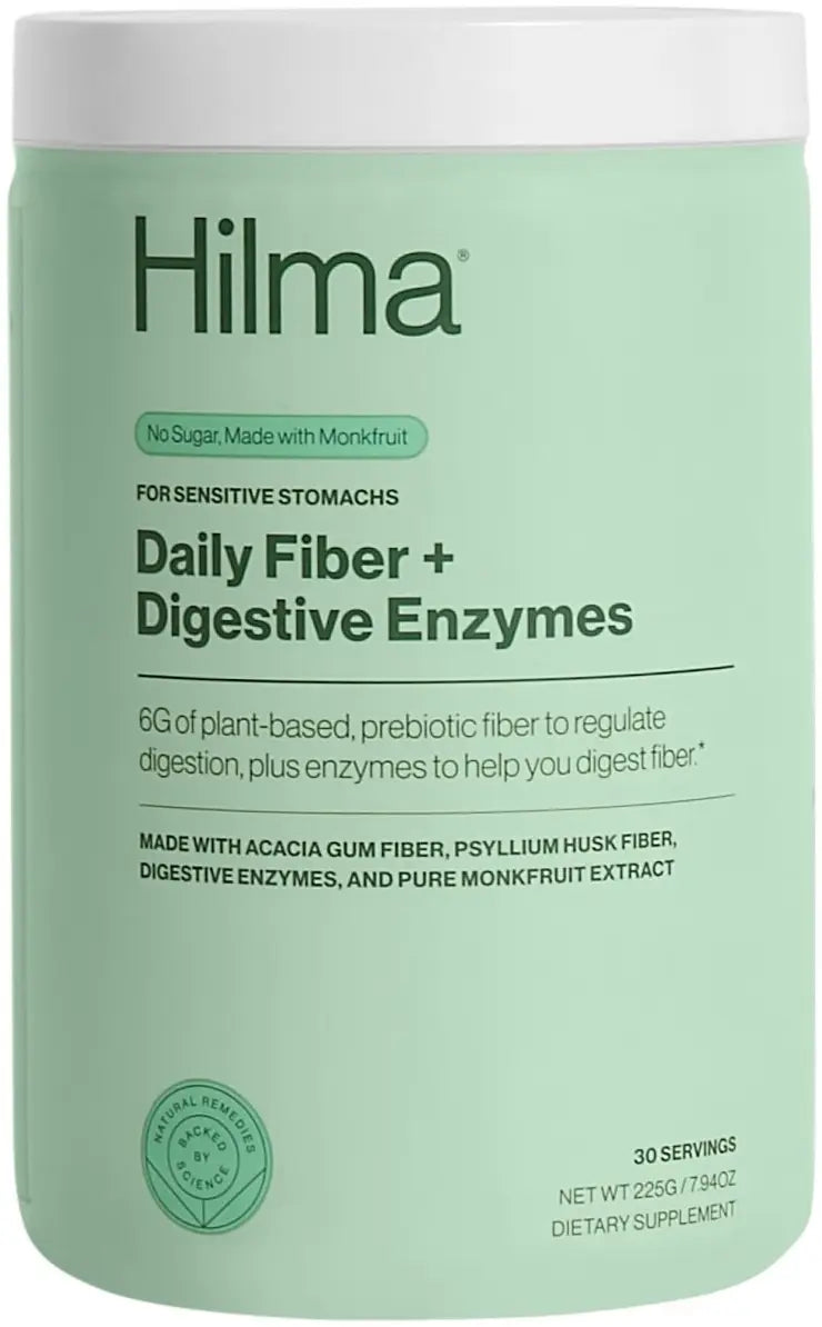 Hilma Daily Fiber + Digestive Enzymes, 6 Grams