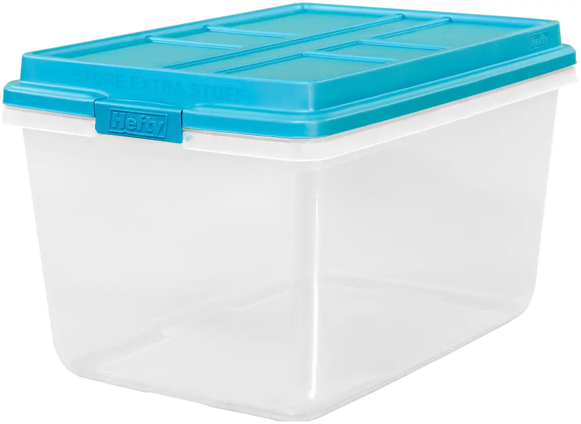 HMS Mfg Co. Hi-Rise Storage Containers with Locking Latches