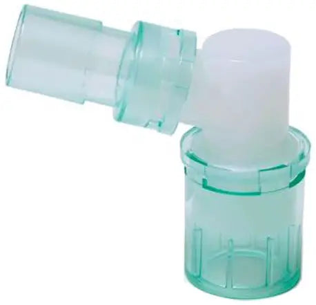 Intersurgical Double Swivel Elbow - 15mm OD, 22mm OD/15mm ID Base
