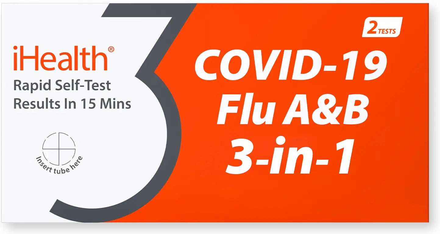 iHealth COVID-19/Flu A&B 3-in-1 Antigen Rapid Test