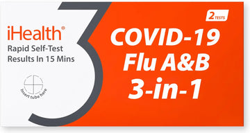 iHealth COVID-19/Flu A&B 3-in-1 Antigen Rapid Test