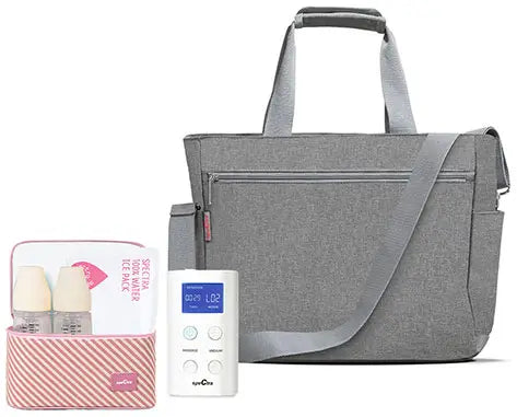 Spectra 9 Plus Breast Pump Bundle with Tote & Pink Cooler Kit