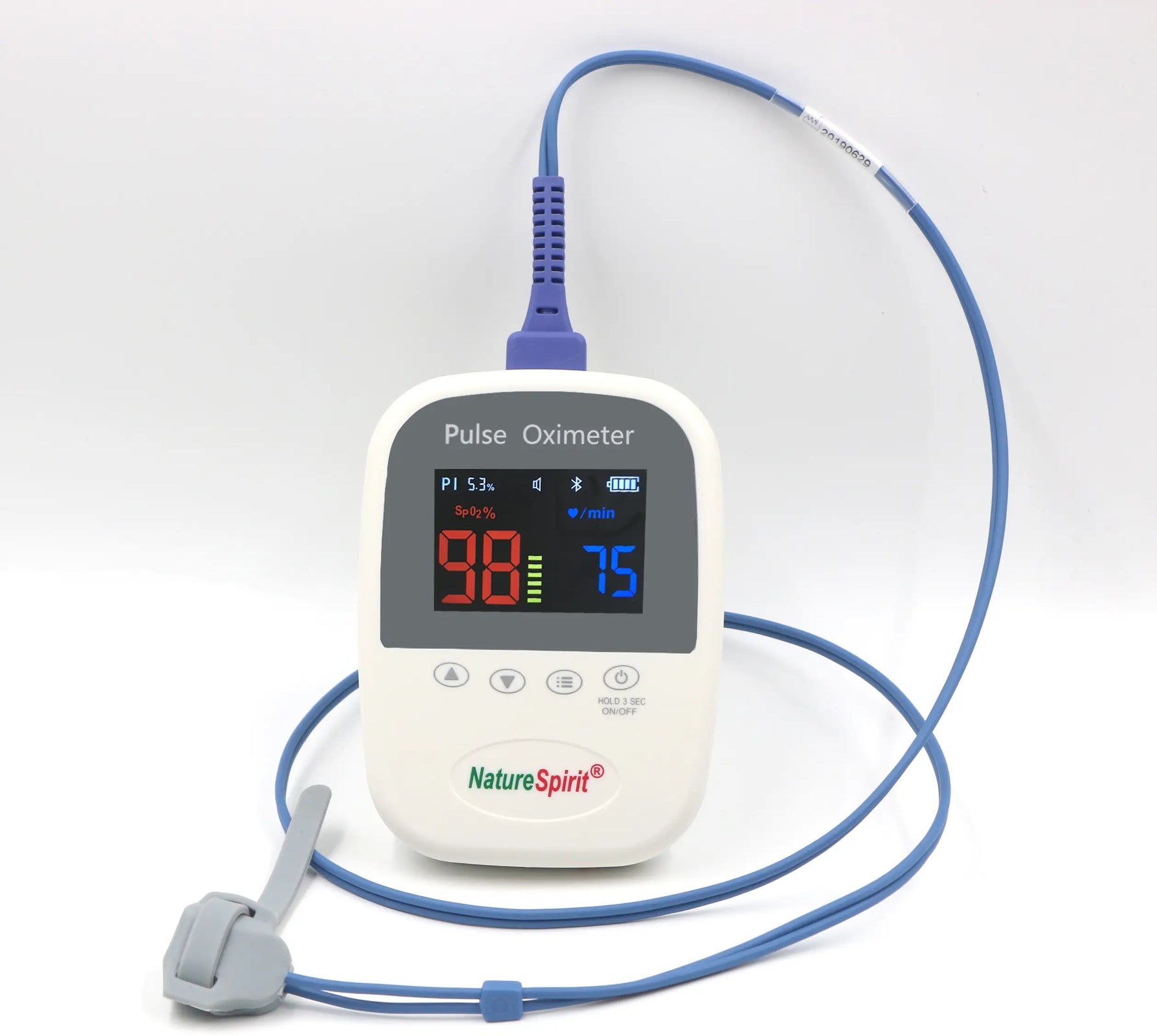 Simpro Wrist Oximeter with Rechargeable Battery and Bluetooth Connectivity