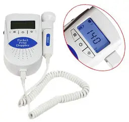 Simpro Portable Fetal Doppler with Speaker and Backlit LCD Display