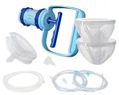 Freemie Equality Deluxe Manual Breast Pump Set with Concealable Collection Cups