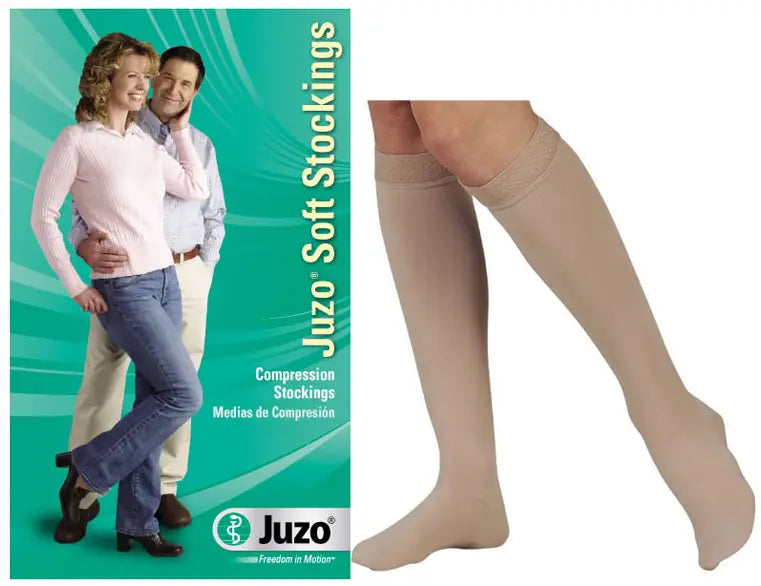 Juzo Soft Knee High Compression Stockings 30-40 mmHg