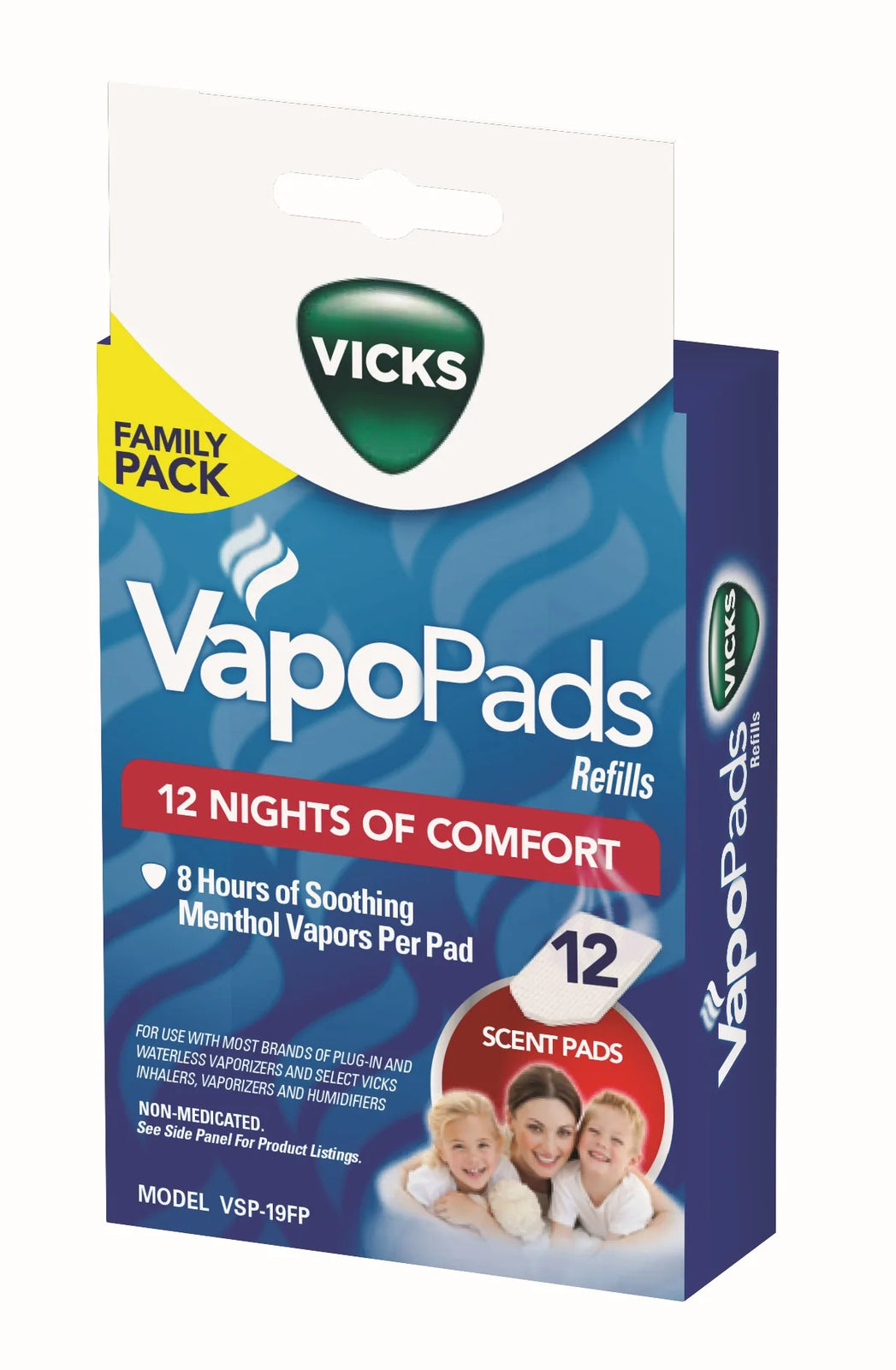 Vicks VapoPads Scent Pads, 12 Count