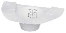Medegen Deluxe Specimen Pan, White Graduated, 27 oz