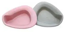 Medegen Medical Products Stackable Commode Bedpan, Dusty Rose