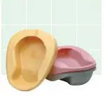 Medegen Medical Products Pontoon Bedpan - Dusty Rose, 15 x 11 x 4.2 x 2.6 Inches