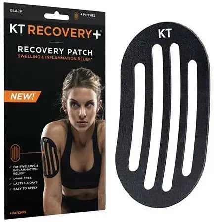 KT Tape Recovery+ Patch, Black