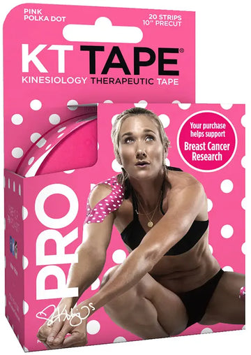 KT Tape Breast Cancer Awareness Pink Polka Dot Kinesiology Tape, 2