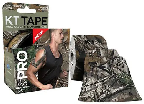 KT Tape Realtree Xtra Camo Synthetic Kinesiology Tape, 20 Strips