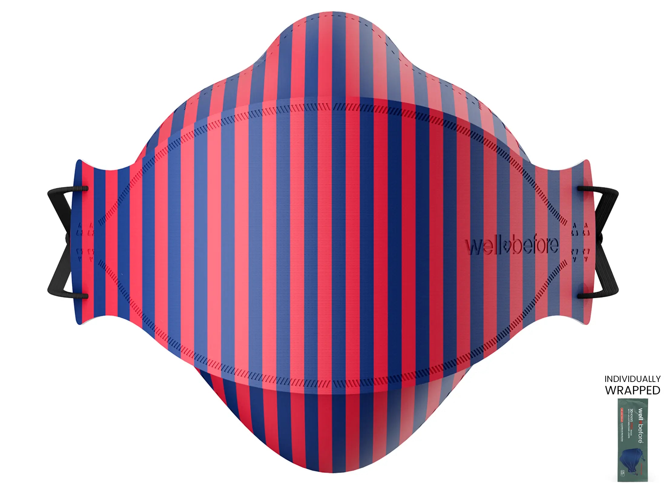 KN95 3D Pro Face Mask | Premium 3D Fit, Anti-fogging, Adjustable Ear Loops