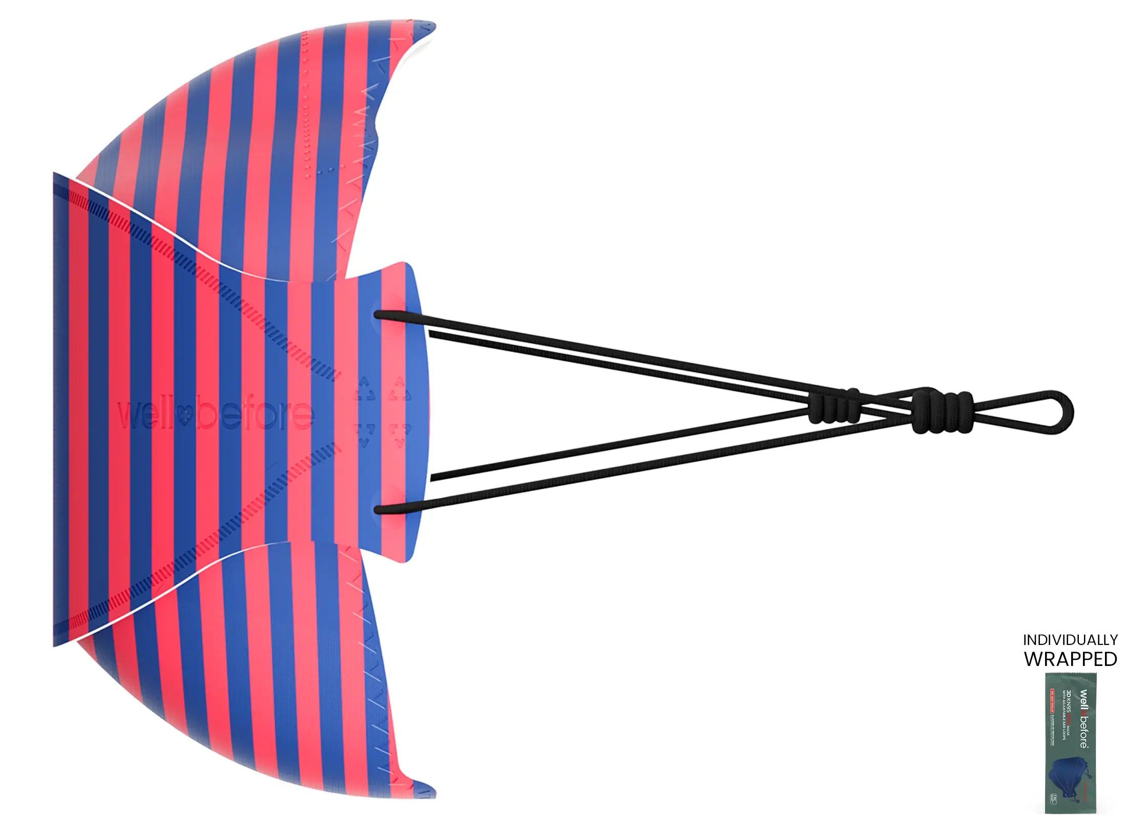 KN95 3D Pro Face Mask | Premium 3D Fit, Anti-fogging, Adjustable Ear Loops