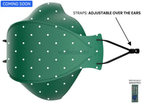 Adjustable Ear Loops / Regular / Evergreen Dots