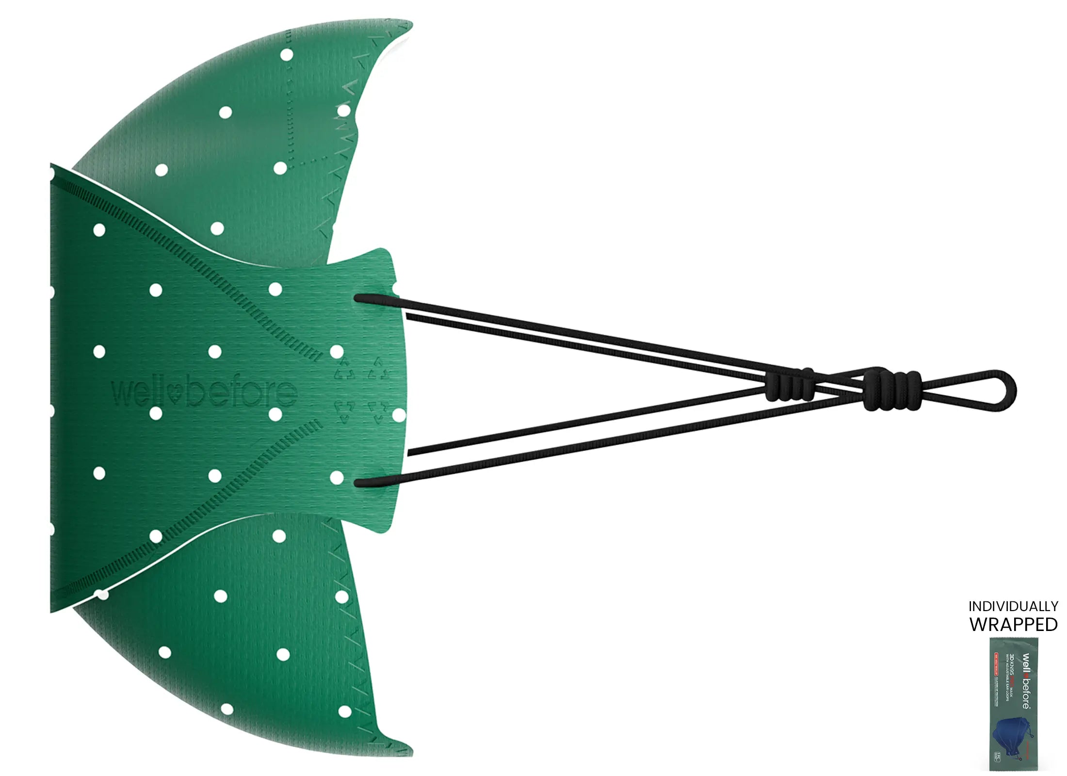 KN95 3D Pro Face Mask | Premium 3D Fit, Anti-fogging, Adjustable Ear Loops